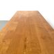 XL brutalist dining table in solid oak