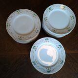 Assiettes à dessert CFH Limoges Field Haviland et S&S.L