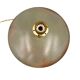 Mid-century modern green ceramic lamp base, Alain di Bin France 1960s