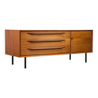 Low Sideboard with Drawers in Teak from Strobeck, 1970