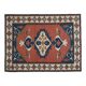 1970s Vintage Turkish Handmade Wool & Cotton Orange Area Rug 178x236