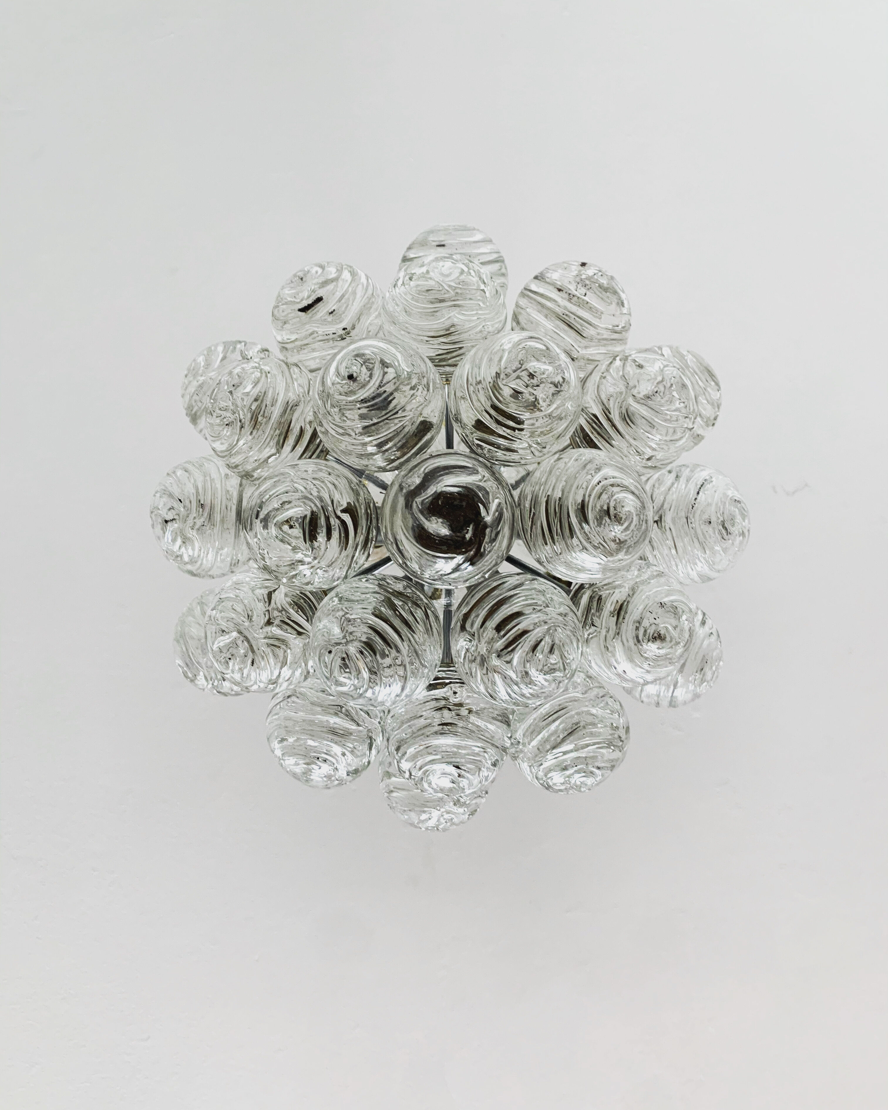 Bubble Glass Chandelier by Doria