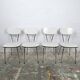 Ensemble de 4 chaises en formica