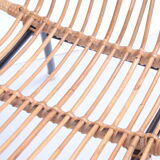 Vintage Noordwolde bamboo round chair