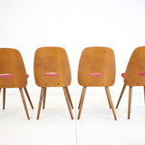 1960s dining chairs by Frantisek Jirak for Tatra, Set of 4