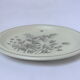 Set of 6 flat english plates