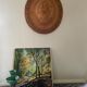 Asian hat made of bamboo and braided rattan