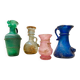 Set of 4 small Murano Seguso glassware – Scavo technique – Antique style