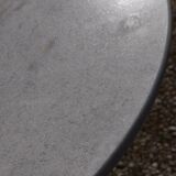 Marble and wrought iron bistro table