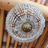 Ceiling chandelier with tassels