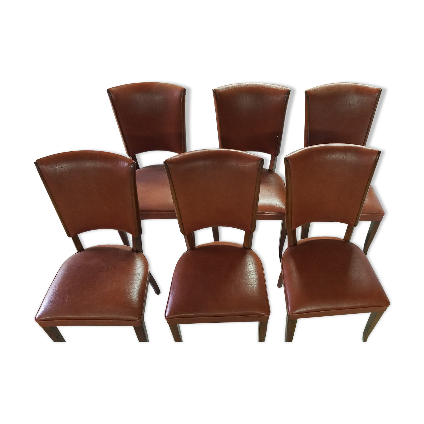 6 chaises art déco