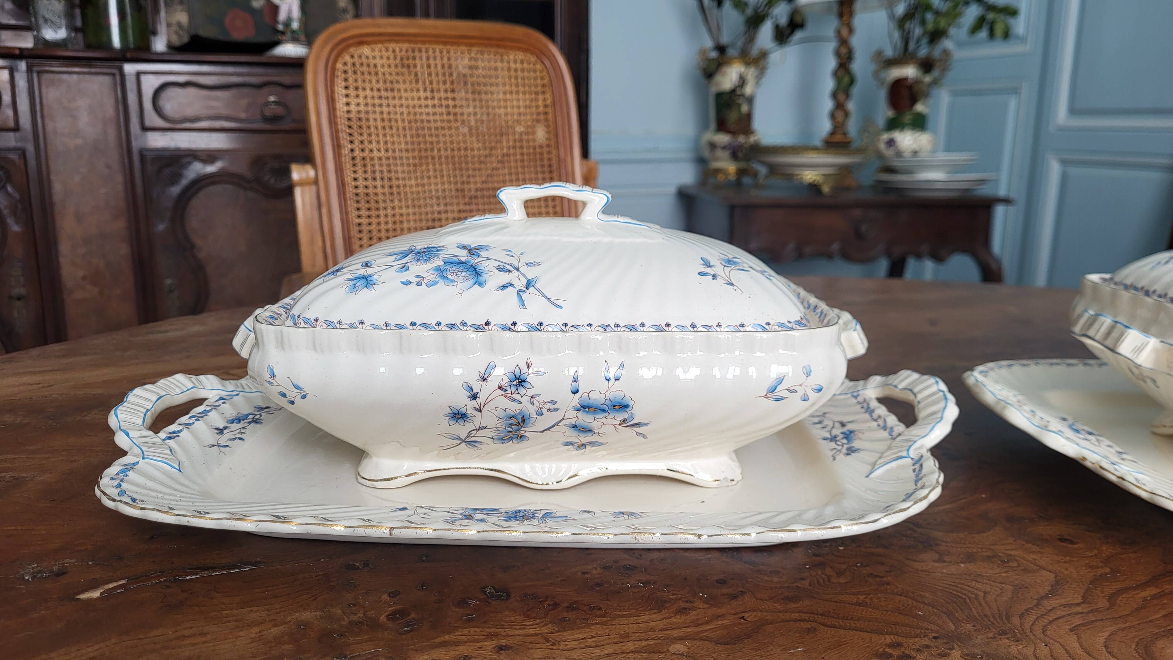 Petrus Regout 19th century dinner service 115 pieces