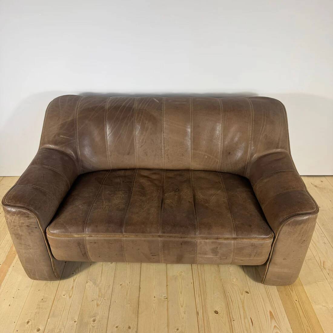 Canapé De Sede DS-44 en cuir de buffle marron – Suisse années 70