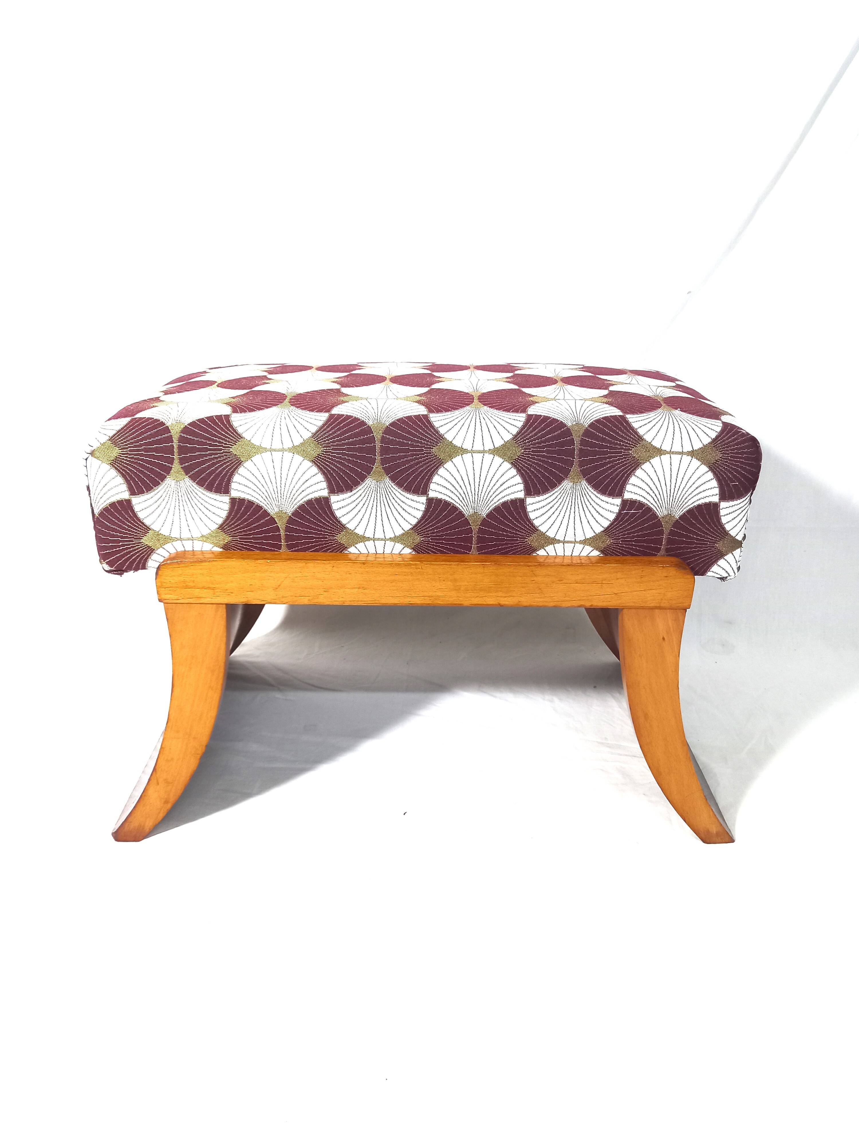 Art Deco Stool Bench