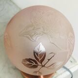 Deveau antique globe table lamp