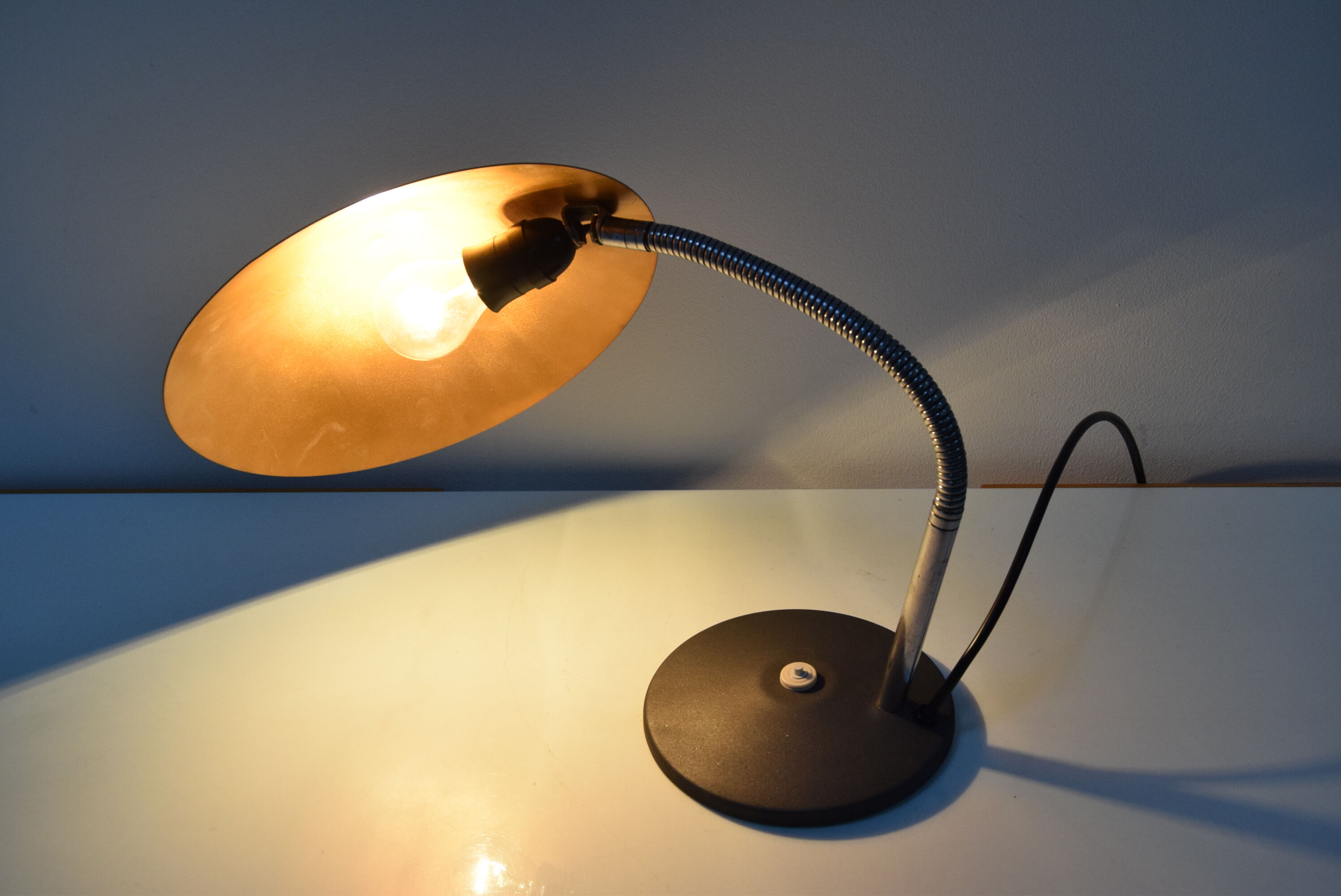 Industrial Adjustable Table Lamp/Instala Děčín,1960's.