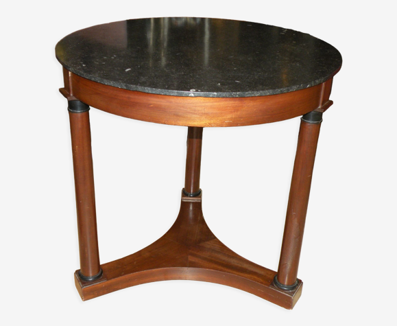 Table guéridon sur roulette XIX eme époque Napoléon 3