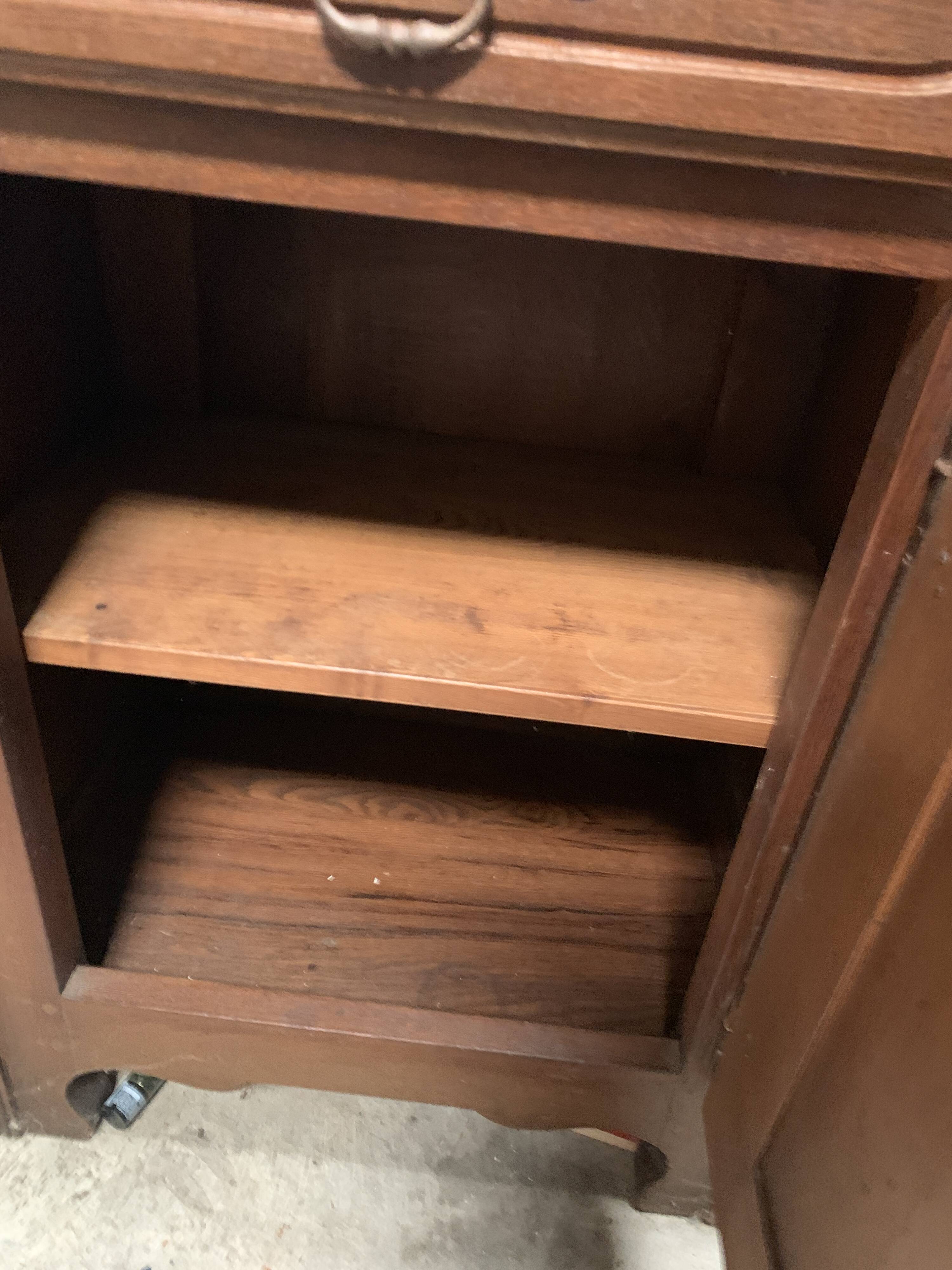 Oak jam cupboard