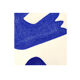 Birds - painting on paper - h158 - majorelle blue - signed eawy