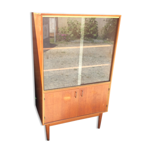 Vitrine vintage en chêne