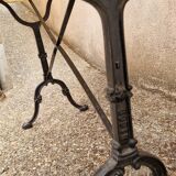Bistro table with marble top