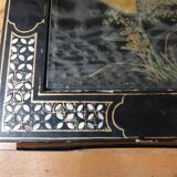 Asian-decorated rectangular coffee table