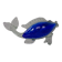 Italian Murano Glass Fish by Fratelli Toso, Italy, 1960s