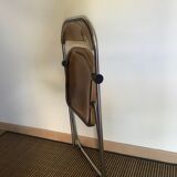 Vintage folding chairs smoked Plexiglas