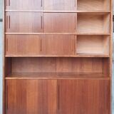 Large teak buffet bookcase 1950