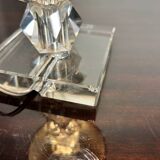 Art deco crystal lamp
