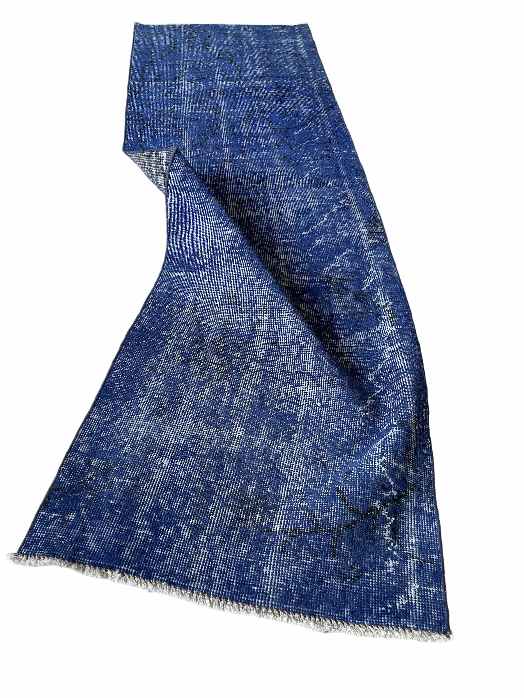 Distressed Turkish Narrow Runner 304 x 76 cm