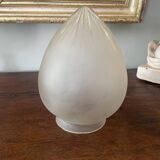 cut glass art deco globe