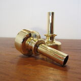 Pair of Scandinavian brass candlesticks L92 by Hans-Agne Jakobsson