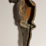 Decorative cast iron parrot