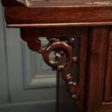 Console en bois de fer Chine ou Indochine début XXe incrustations nacre