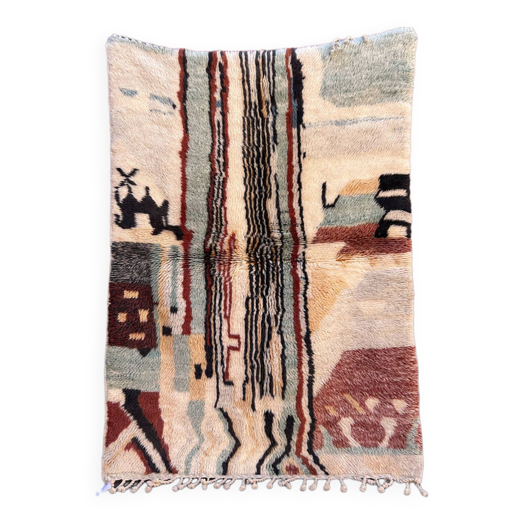 Colorful Beni M'Rirt Moroccan rug - 171 x 119 cm