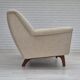 1970s, Danish 3 seater sofa, original condition, wool, teak wood.