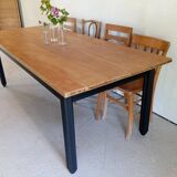 Solid oak farmhouse table 213 cm