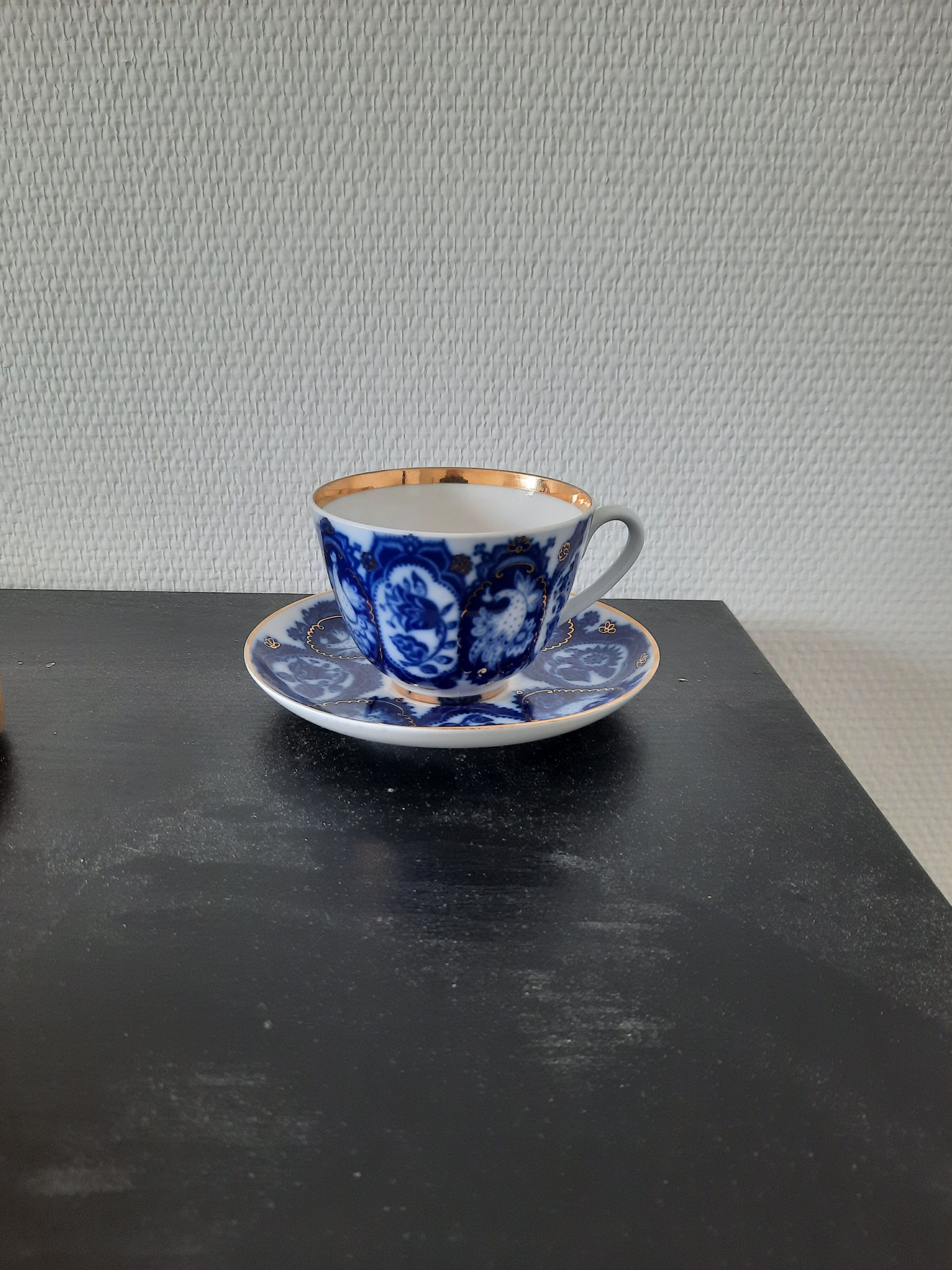 Russian porcelain tea cup
