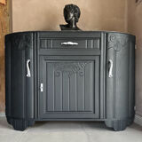 Black Art Deco Sideboard