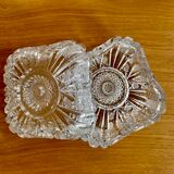 Bohemian crystal bonbonnière