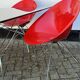 Kartell Glossy Dining Table with 4 Eros Chairs