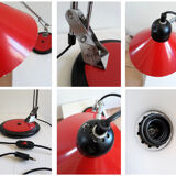 Vintage Lamp Aluminor red
