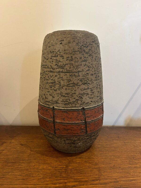 vase Spara Keramik Schamotte 1960 1970