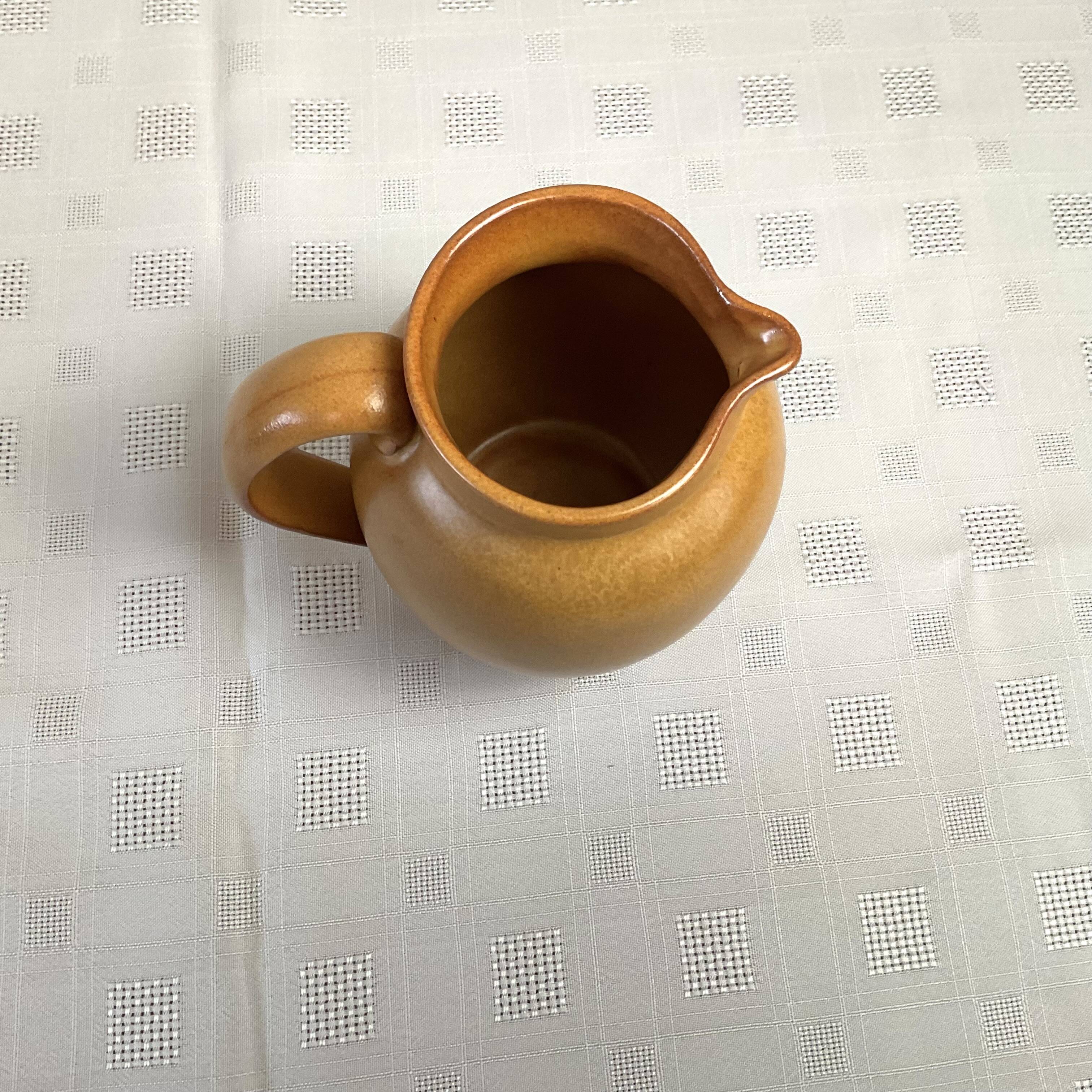 Caramel beige artisanal carafe