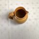 Caramel beige artisanal carafe