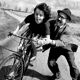 Photograph, “The young girl with a bicycle”, 1959 / Homage to Robert Doisneau