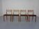 Danish Teak Dining Chairs, 1960s, Set of 4