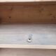 Antique low sideboard with powder pink patina – waxed solid wood