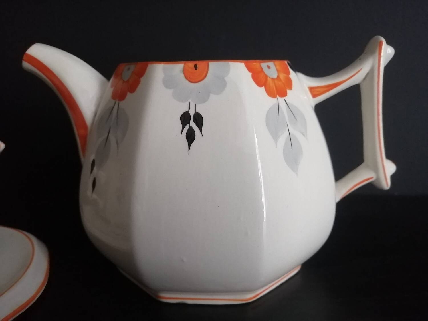 Palissy potery art deco service